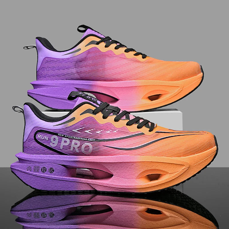 Scarpe da corsa da maratona traspiranti da uomo; scarpe da basket alla moda; scarpe da passeggio; scarpe casual da uomo; scarpe da ginnastica da donna leggere