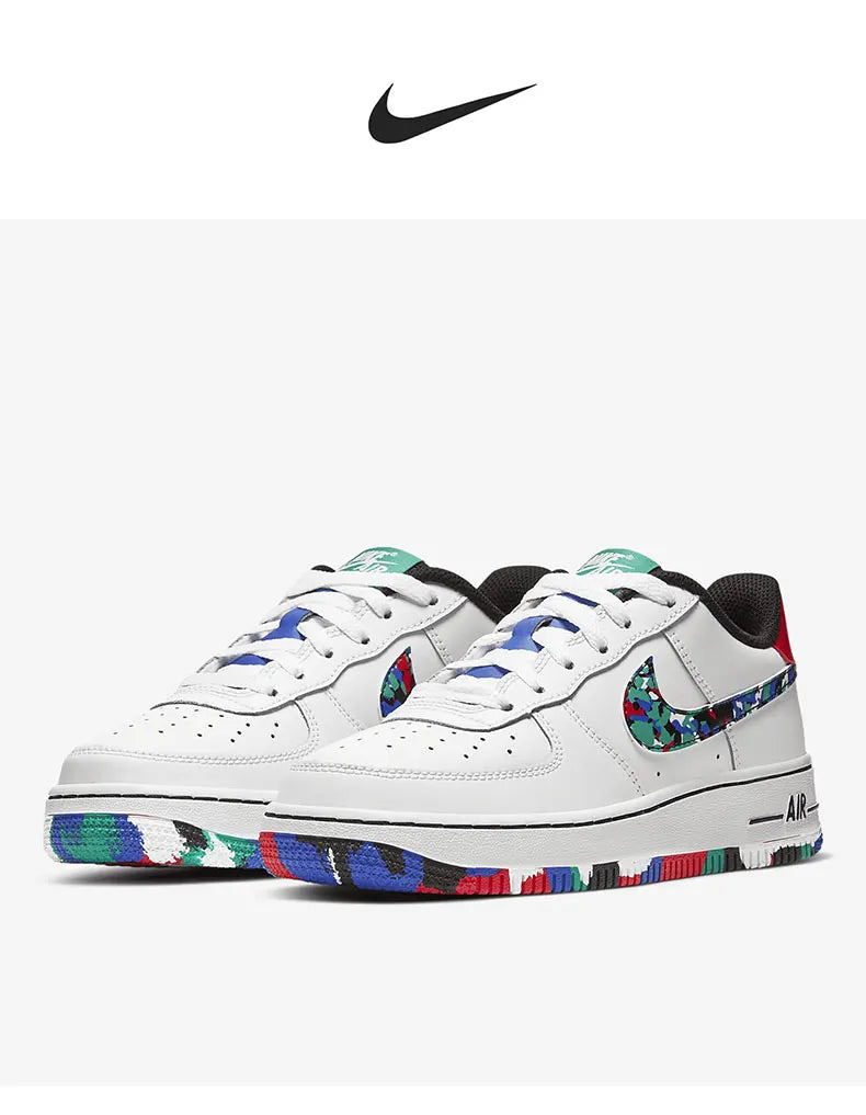 Nike originele AF1 Air Force One seizoensnieuwe lage casual boardschoenen voor dames CU4632-100