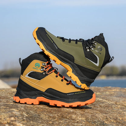 Chaussures de sécurité à embout en acier pour hommes, bottes de travail anti-perforation, chaussures de protection antidérapantes, chaussures de sport pour hommes