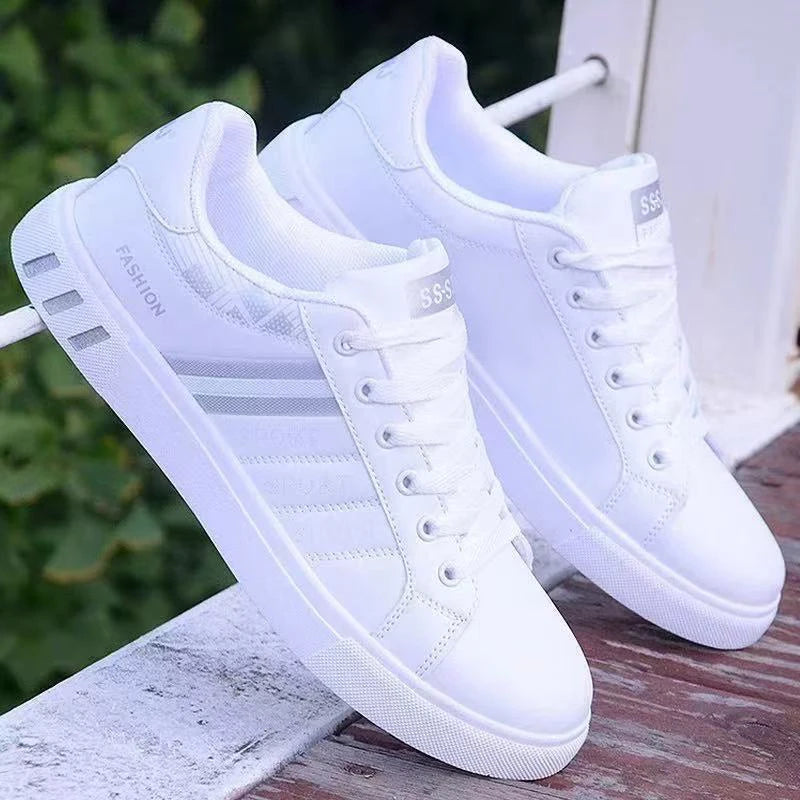 Zapatillas de skate de caña baja para hombre: transpirables, con cordones y suela de PVC