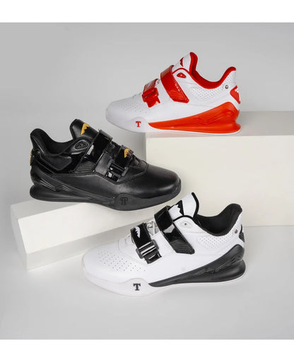 Zapatillas profesionales de halterofilia cómodas para entrenamiento de sentadillas en interior, duraderas, antideslizantes y diseñadas para levantamientos intensos