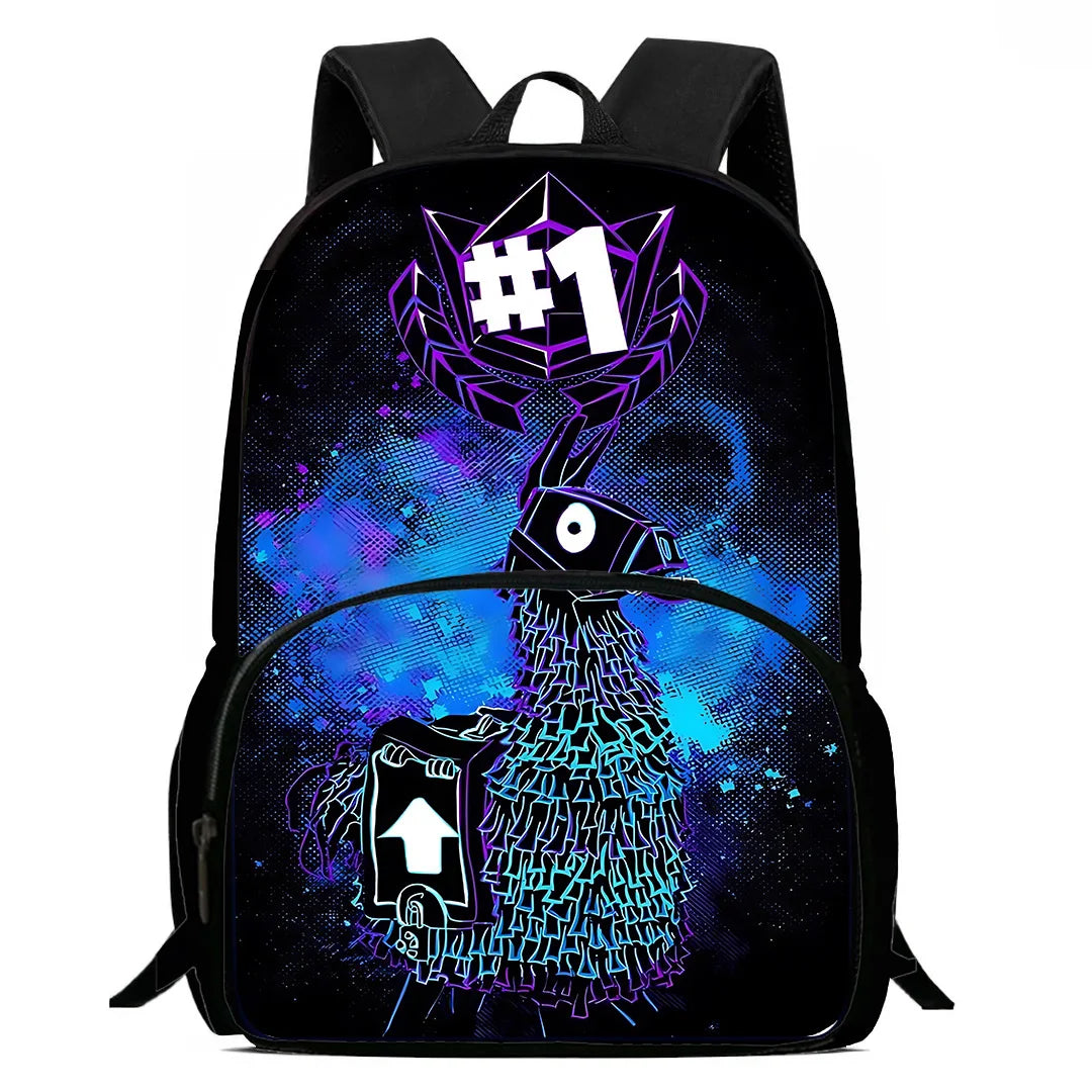 Classic Game Fortnites Kids Backpacks Boys Girls Student Birthday Gift Child School Bags Large Capacity Camping Durable Rucksack