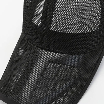 Breathable Sun Protection Caps Fashion Men Women Full Mesh Hats Summer Sunscreen Hats Sun Protection Caps Baseball Cap