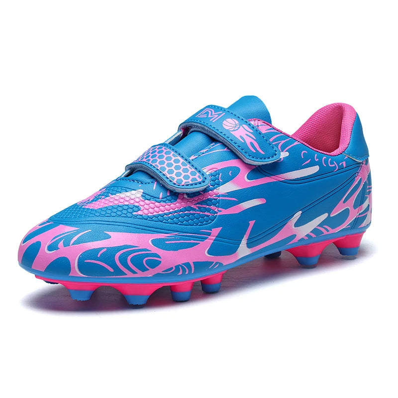 Chaussures de Football pour enfants, crampons de Football en plein air, chaussures de sport professionnelles pour garçons et filles, bottes de terrain de Football de haute qualité pour enfants