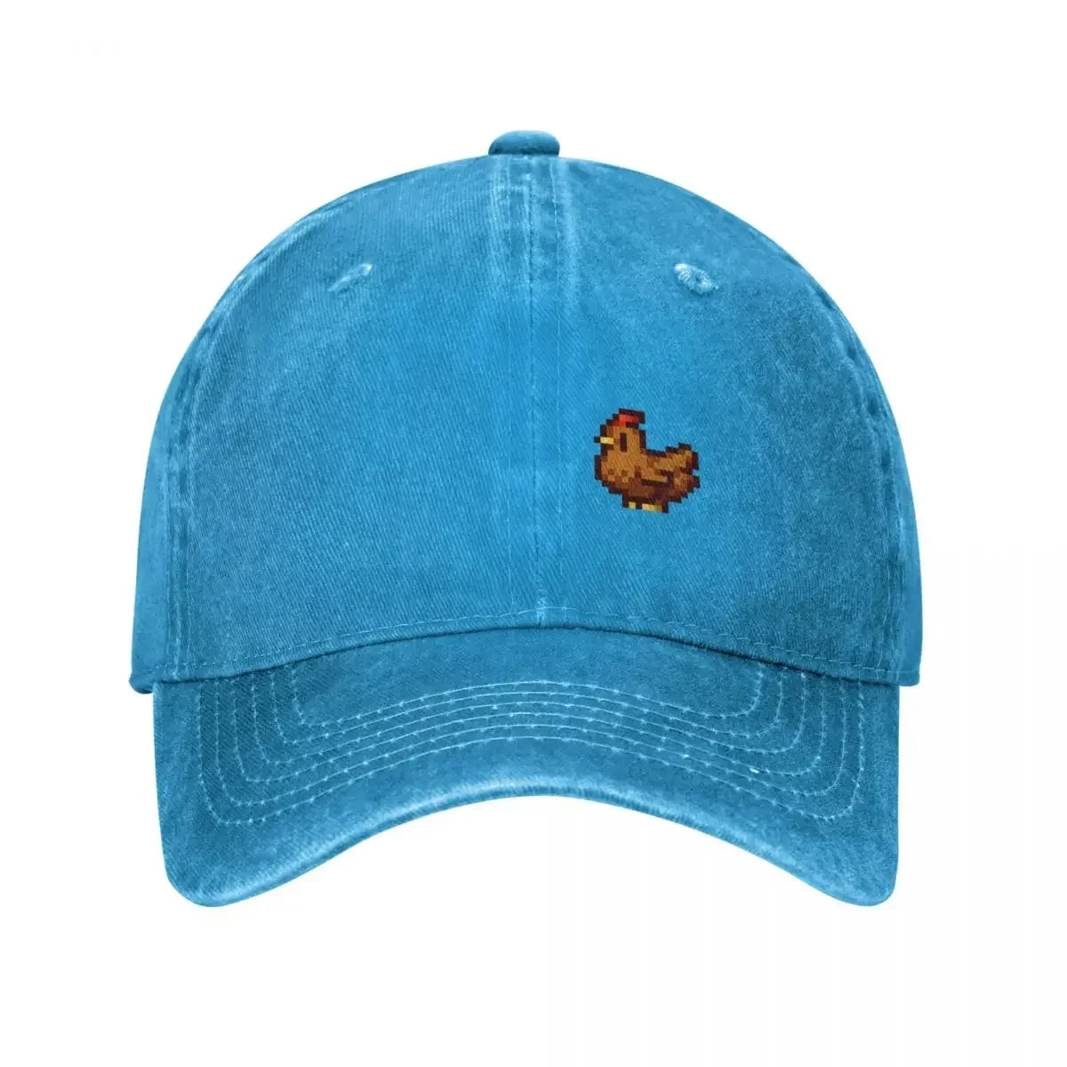 Stardew Valley Chickens Baseball Cap Rugby Wild Ball Hat Anime Luxury Brand Men Women's