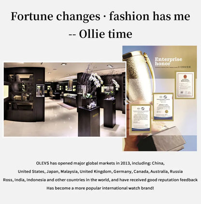 OELVS 7070 New Mens Watch Luxury Automatic Mechanical Watches For Man Moon Phase Waterproof Luminous Steel Watch Gift Box Reloj
