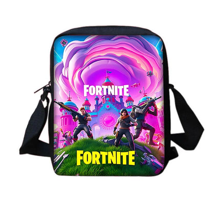 Hot Game Boy Girls Printed Shoulder Messenger Bag Child Design-F-FortniteS Casual Handbag Men Women Phone Bag Shopping Bag