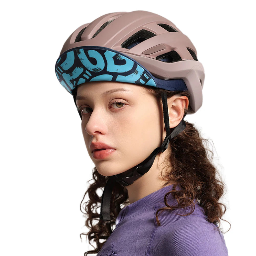 GOMOREON 1Pcs Funny Cycling Cap - Polyester Cycling Hat-Under Helmet - Cycling Helmet Liner Breathable&Sweat Uptake