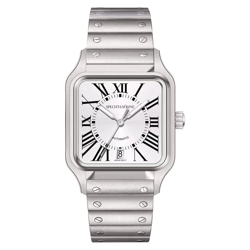 2025 New High Quality Specht&Sohne Watch 34MM Men Automatic Mechanical Watches Green Color Sapphire Stainless Steel Reloj Hombre