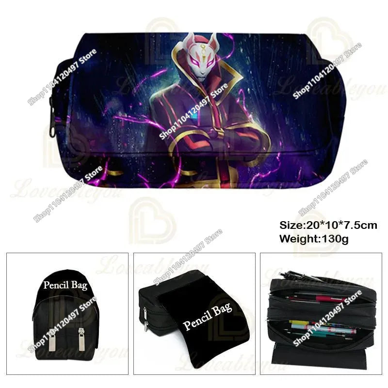Carteras Fortnites para niños, monedero Anime Fortress Night, tarjetero de dibujos animados, bolso corto de cuero, cartera plegable de moda, regalo para niños