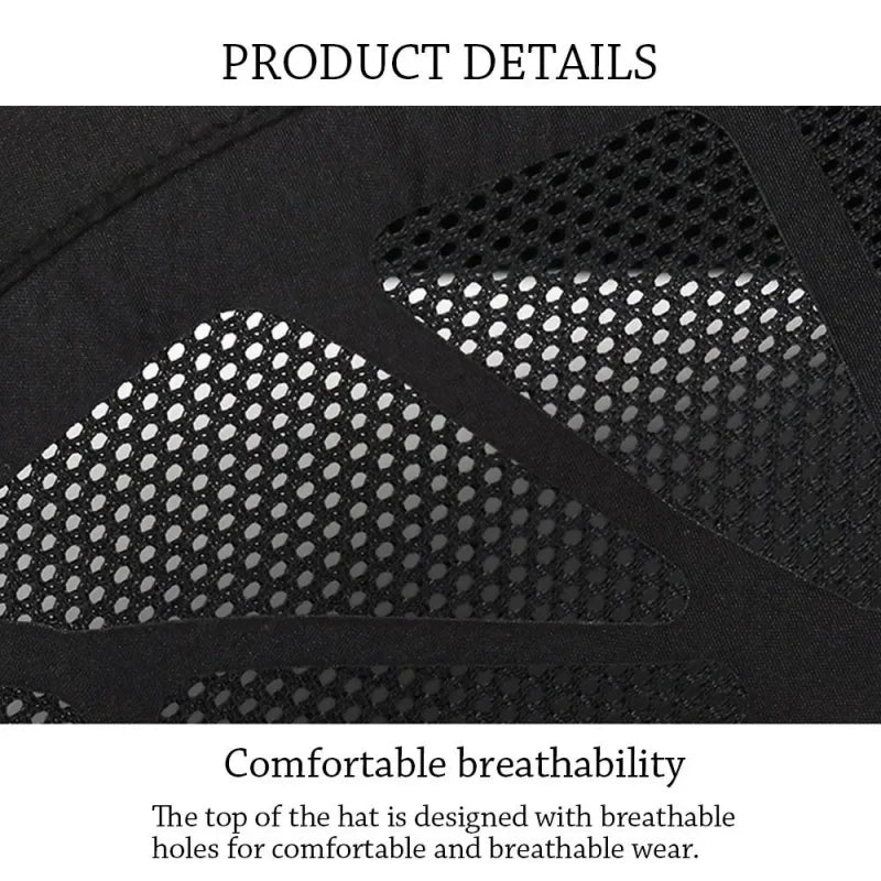 Unisex SPORTS Letter Printed Quick-drying Baseball Cap Sunhats Outdoor Summer Breathable Mesh Sunshade Caps Beret Visor Golf Hat