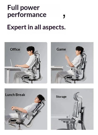 Cadeira de escritório em malha ergonómica, executiva, para computador e gaming, mobiliário moderno, giratória, com rodas e ajustável, Silla Gaming, cadeira ergonómica