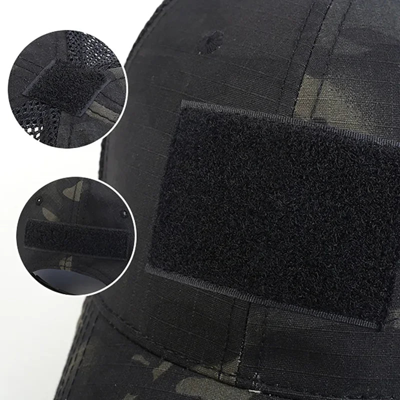 Unisex Sports Outdoor Sunscreen Quick-Drying Hat Men Casual Cap Female Unisex Camouflage Hunting Fishing Army Baseball Cap
