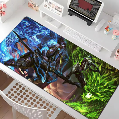 Tapete de Rato Overwatch em Vários Tamanhos, Grande e Quadrado, para Computador, Escritório e Gaming, com Base de Borracha Antiderrapante