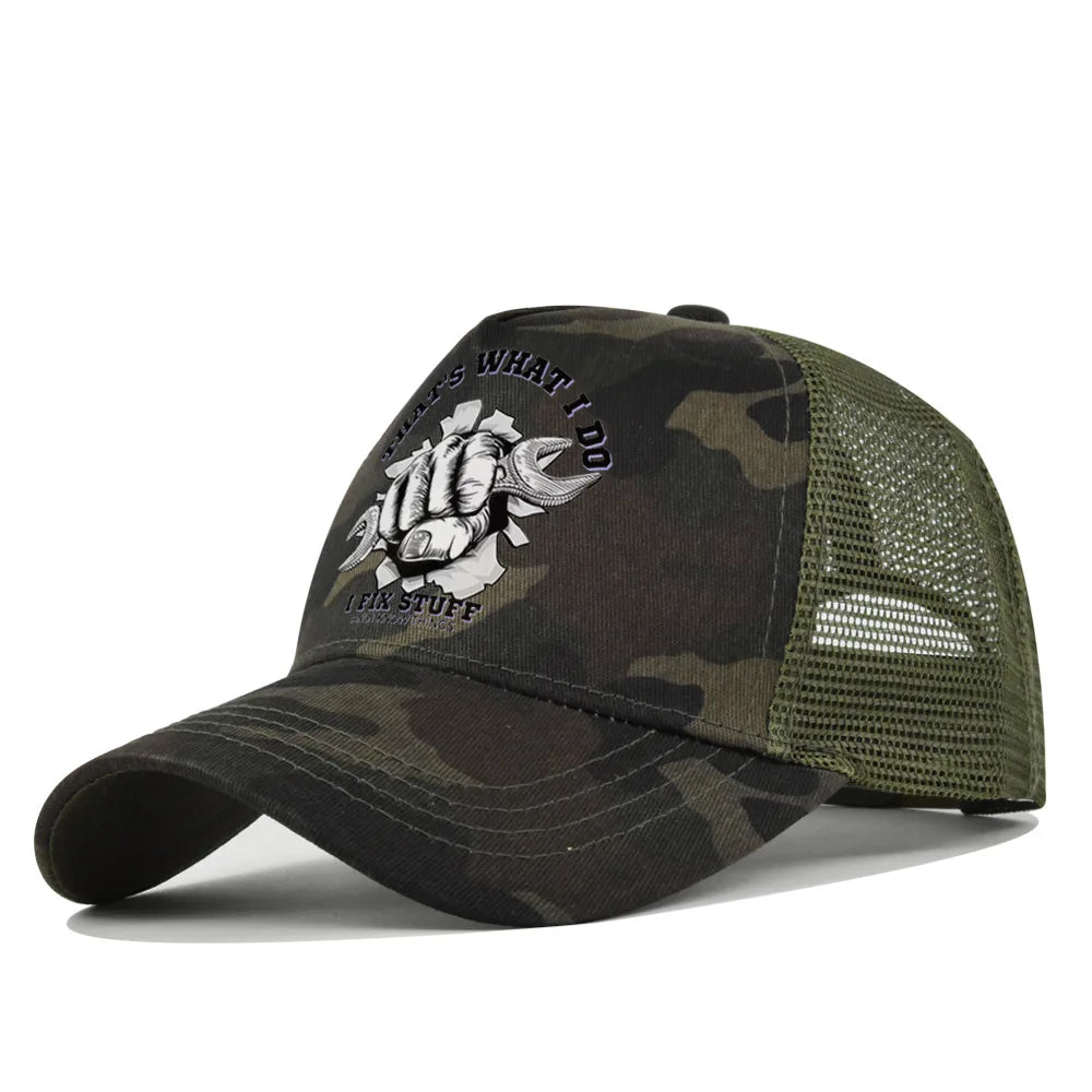 New Fashion Spring Summer Printed Mesh Breathable Baseball Cap Gorras Personality LOGO for Men WomenCouples Visor Hat Casquette