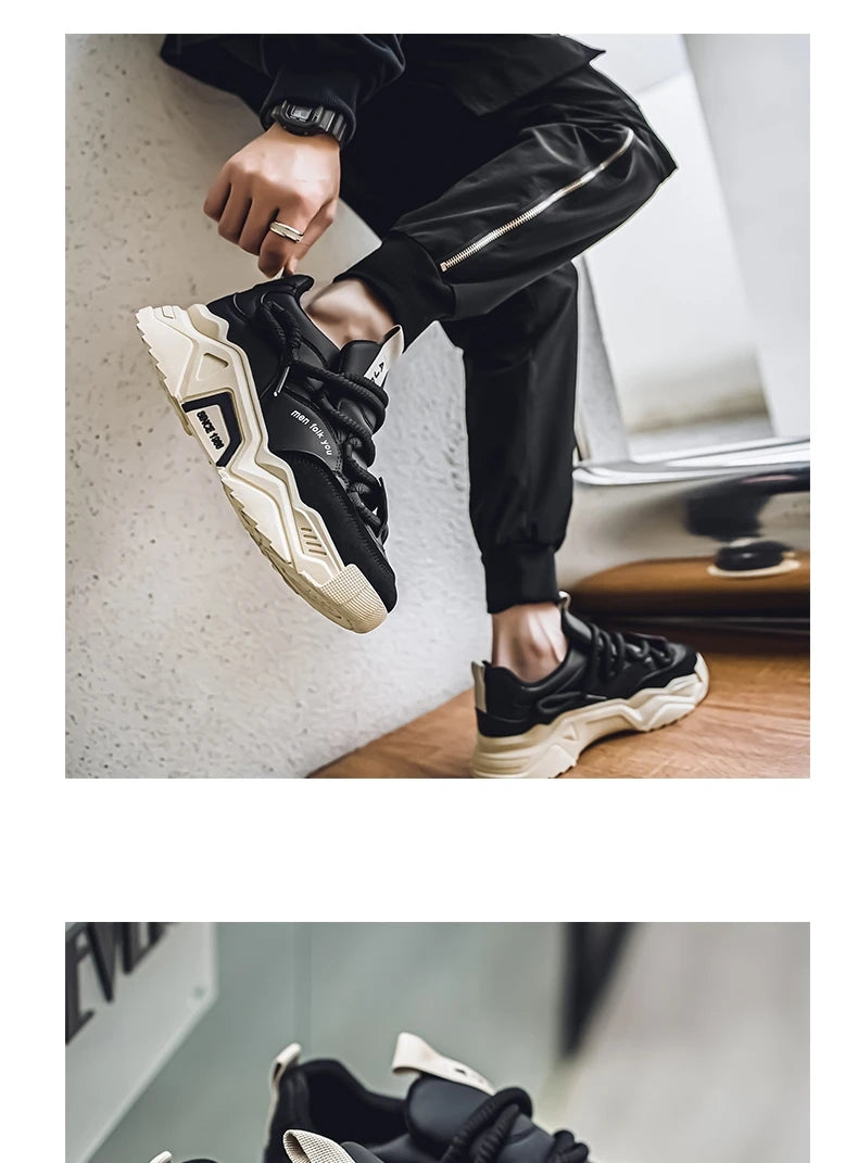 Sneakers casual da uomo - Moda primaverile - Scarpe da skateboard basse e versatili per uomo, adatte agli sport all'aria aperta