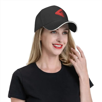 New Escher Toy Bricks - Red Cap Fashion Casual Baseball Caps Adjustable Hat Summer Unisex Baseball Hats Customizable Polychromat