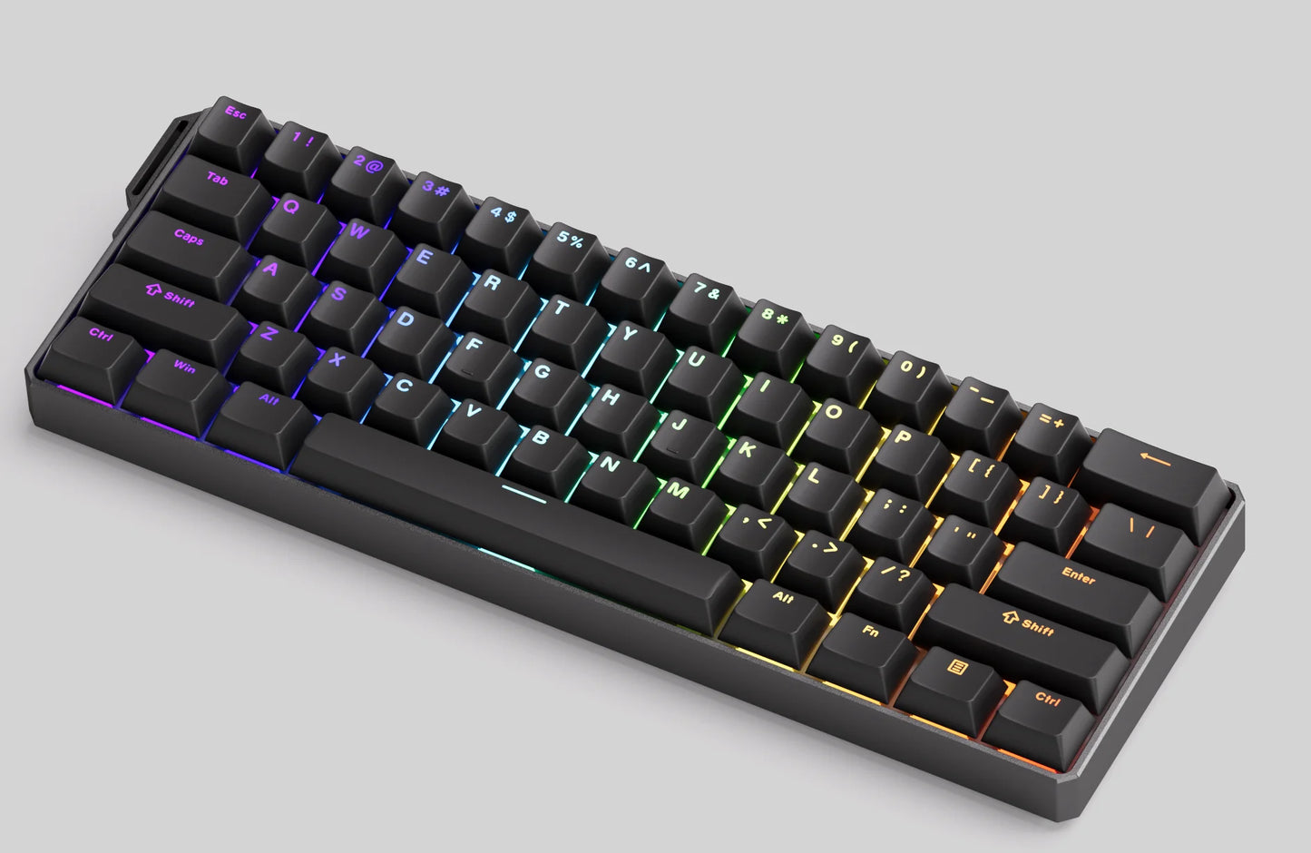 Tastiera meccanica Akko MonsGeek FUN60 con switch magnetici, 60%, tastiera gaming Rapid Trigger 0.01mm, 8K, ARGB, HE/TMR, custom
