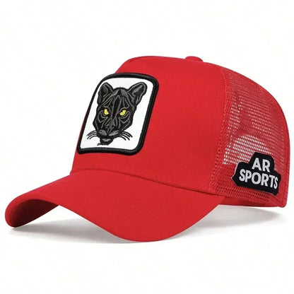 Animal embroidery net rooster hat male and female animal baseball cap hip Hop duck cap suitable for outdoor sports fishing visor