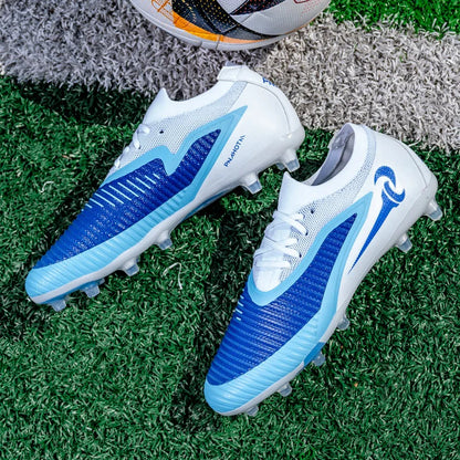 Chaussures de Football pour hommes, crampons de société, bottes professionnelles de terrain de Football en plein air, chaussures d'entraînement sur gazon, baskets à pointes longues
