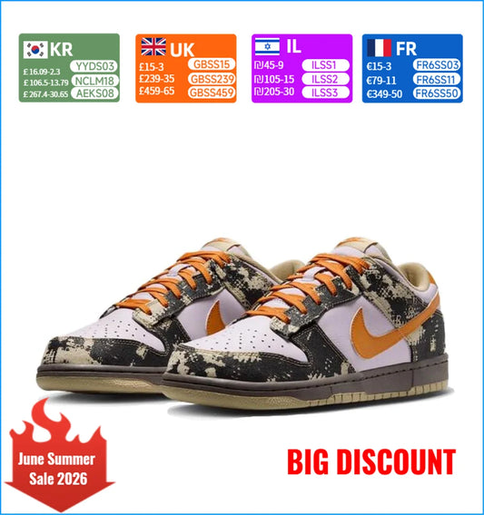 Nike Dunk Low - svestrane patike za skate s tankim potplatom, otpornim na klizanje i izdržljive, niskog kupa, uniseks, bijela/crna/narančasta IB2260-500