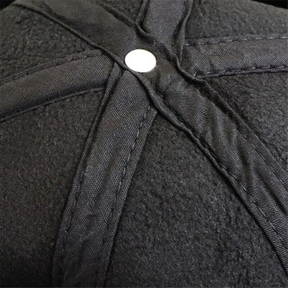 Men Hats Baseball Caps Leather Outing Cap Fashion Casual Adjustable Winter Warm Hat