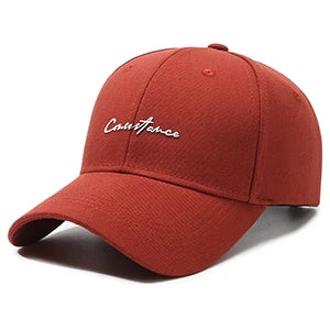 FS Stylish Orange Baseball Cap For Men Women Brand Designer Hats Small Letter Hip Hop Caps Street Trucker Hat Casquette Homme