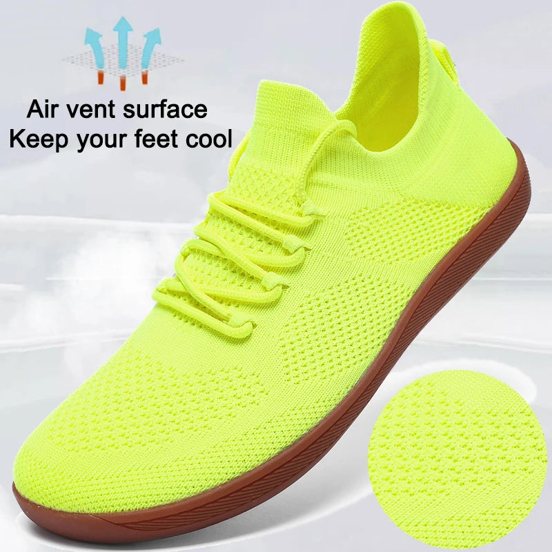 Scarpe minimaliste unisex "a piedi nudi": sneakers leggere, traspiranti e con punta larga, ideali per passeggiate casual all’aperto