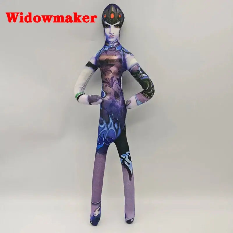 26 cm, varie posture, corpo flessibile in filo metallico, personaggi anime e del gioco Overwatch: D.Va / Doomfist / Genji / Widowmaker, peluche, bambola di peluche