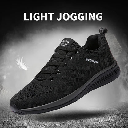 Zapatillas de running para hombre, transpirables, ligeras y cómodas, calzado casual masculino, tenis outdoor slip-on para caminar