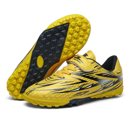 Nouvelles chaussures de football pour enfants, crampons antidérapants pour terrain de football, chaussures de football pour enfants, bottes de football d'intérieur, baskets professionnelles rapides, pointures 28-39.