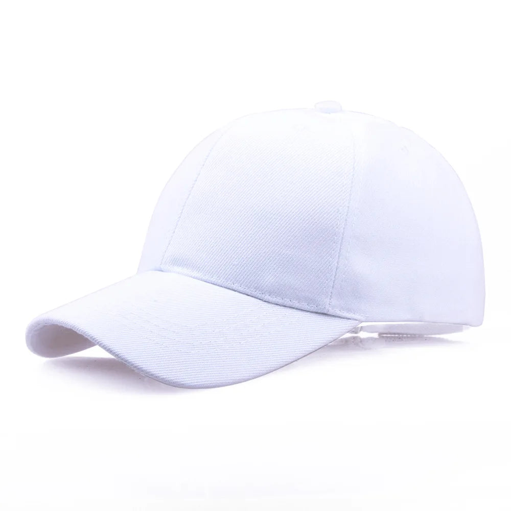 Musta yksivärinen baseball-lippis – snapback, casual, hip hop / dad hat -tyyli, unisex miehille ja naisille
