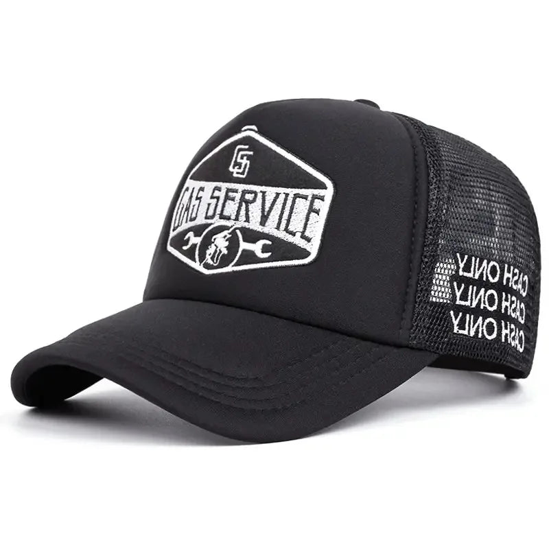 New Letter Embroidery Baseball Hats New Unisex Hip Hop Breathable Personal Sunshade Mesh Versatile Street Fashion Trucker Caps