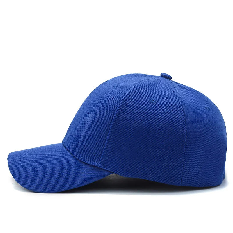 Unisex Cap Casual Plain Baseball Cap Adjustable Snapback Hats For Women Men Hip Hop Cap Street Dad Hat Simple Style Solid Color