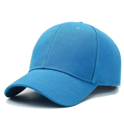Unisex Cap Casual Plain Baseball Cap Adjustable Snapback Hats For Women Men Hip Hop Cap Street Dad Hat Simple Style Solid Color