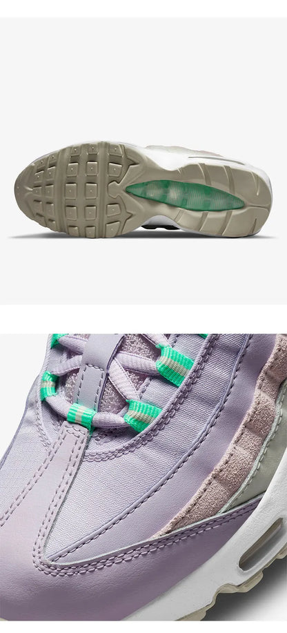 Sapatilhas desportivas Nike AIR MAX 95 genuínas para mulher, com amortecimento e conforto para corrida CZ1642-500