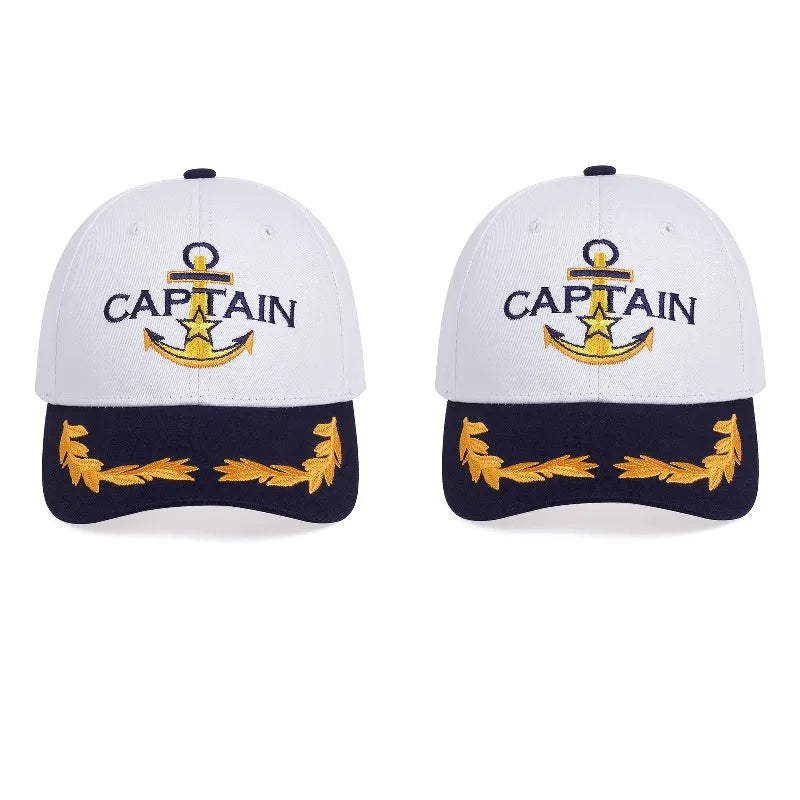 Brand Oohmy Men Women Baseball Caps Embroidered Captain & First Mate Hats Boating Marine Sailor Party Fun Hat