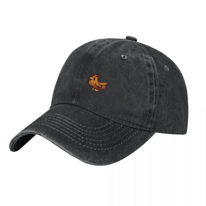 Stardew Valley Chickens Baseball Cap Rugby Wild Ball Hat Anime Luxury Brand Men Women's