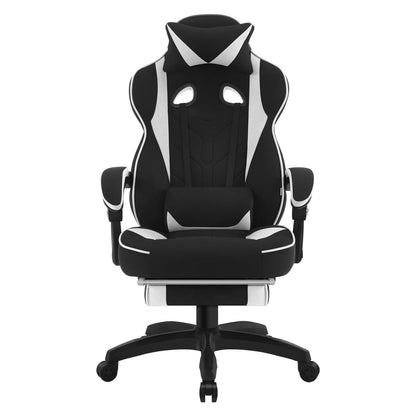 WOLTU Ergonomic Gamer Computer Chair Executive Office Chair Breathable Gaming Chair with Lumbar Cushion Headrest Footrest