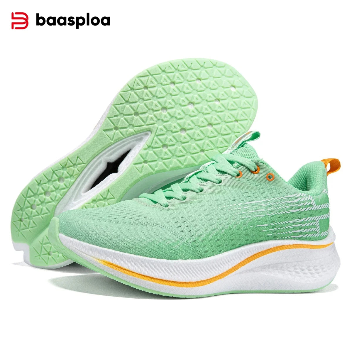 Baasploa løbesko til mænd, professionelle træningssko til kvinder, med kulfiberplade, åndbare sneakers i mesh, lette unisex-sportssko til mænd
