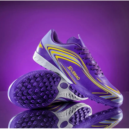 Nouvelles chaussures de football pour hommes, baskets de haute qualité, crampons de futsal pour gazon, chaussures de football d'intérieur très vendues, chaussures d'entraînement antidérapantes pour l'extérieur