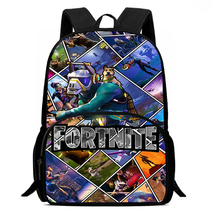 Hot Game Design Child Backpacks Shoulder Bag Pencil Case F-FortniteS Pupil Large Capacity School Bags for Boys Girls Best Gift