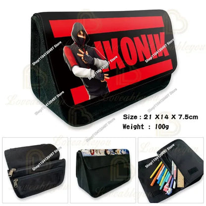 3pcs/set Fortnite Game Backpack Anime Cartoon Large Capacity Student Shcool Bags Pencil Bag Kawaii Lunch Bag Birthday Gifts