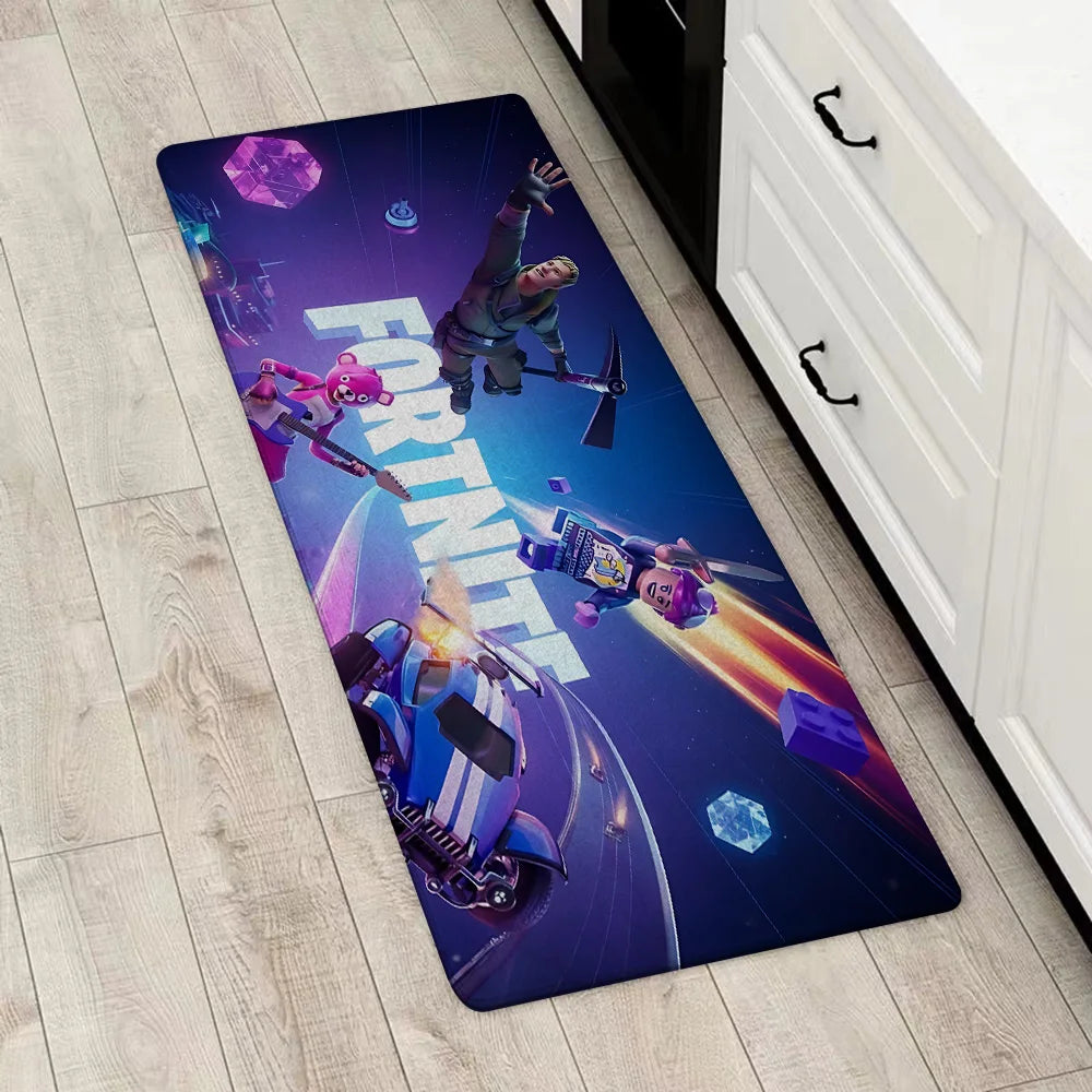 Game Fortnites Entrance Front Door Doormat Non-slip Kitchen Rug Living Room Rugs Balcony Bathroom Foot Mat Floor Mats Carpet