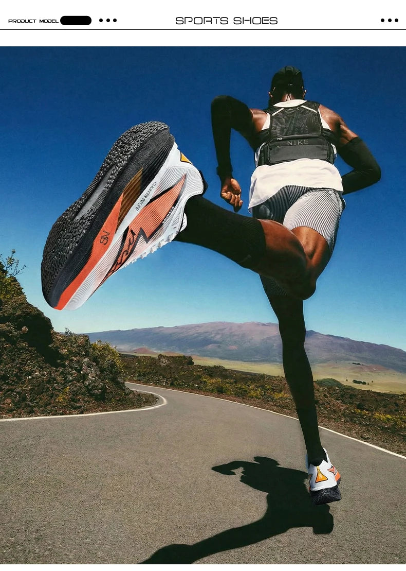 Zapatillas de running con placa de carbono para maratón, para hombre y mujer, deportivas especializadas, transpirables, ligeras y cómodas Chunta