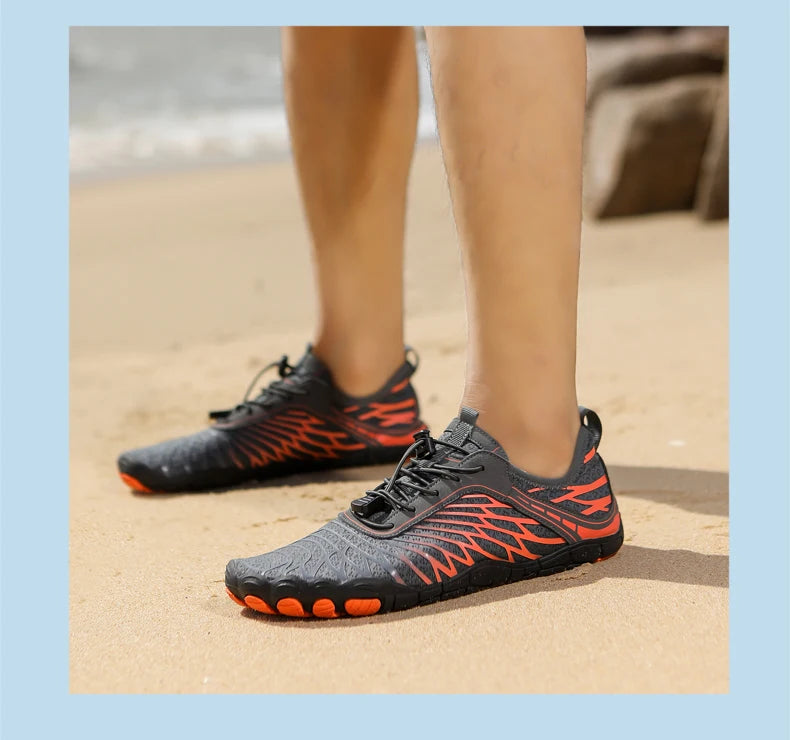 Męskie buty do wody, damskie buty plażowe do chodzenia boso, buty wodne, szybkoschnące buty do pływania, brodzenia i sportów wodnych, buty do wiosłowania, wędkowania i surfowania