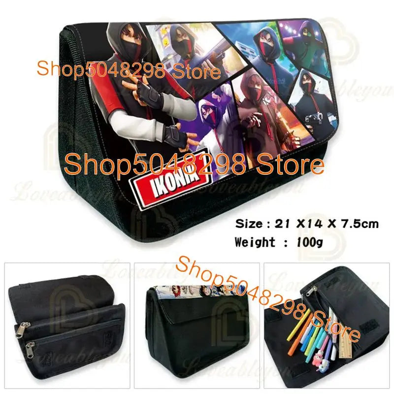 Hot game Fortnited 3PCS Backpack Set Teenager Student Travel Bag Fortress Night 3D School Knapsack Popular Games Rucksacks