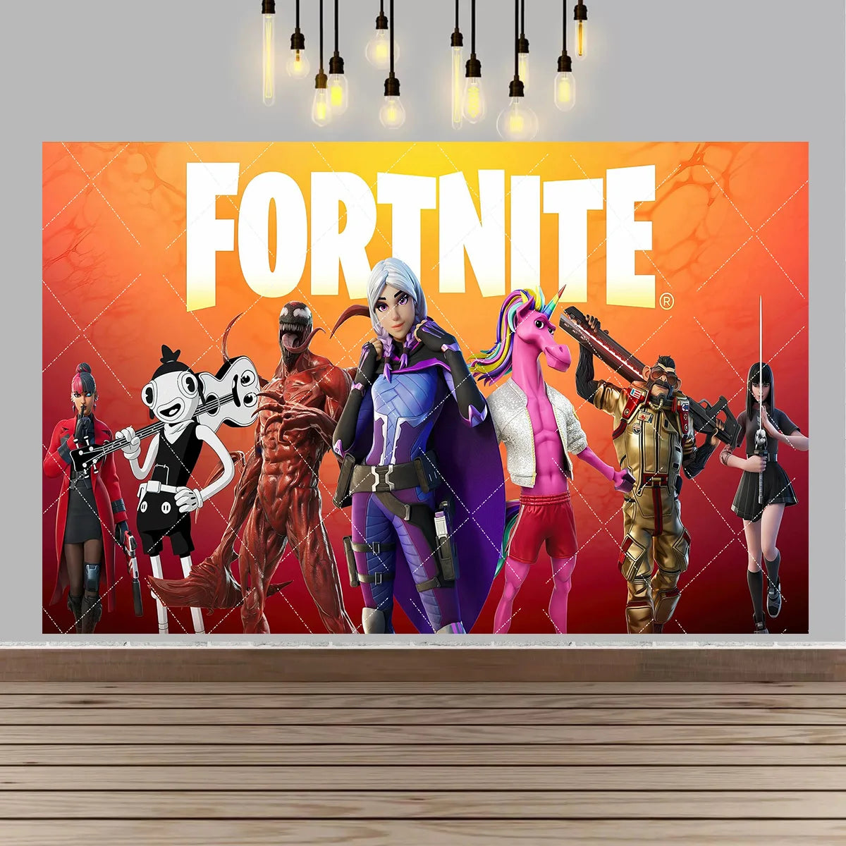 Backdrop F-fortniteds para Festa de Aniversário de Rapaz, Faixa Decorativa Infantil, Decoração de Mesa de Bolo de Aniversário, Acessórios para Festa, Adereços Fotográficos e Presente