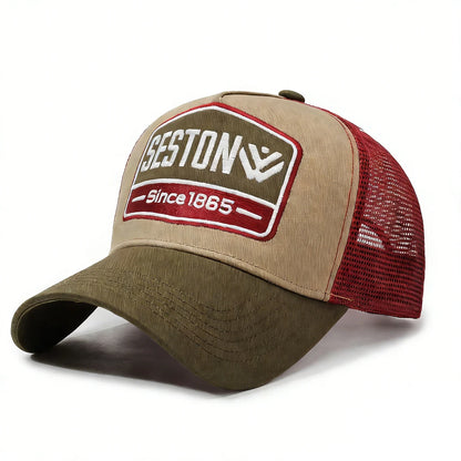 Branded Hats for Men, Suitable for Spring and Summer, Baseball Caps for Large Head Sizes, Make You Look Younger, Make Your Face Look Smaller, Sun Protection Caps