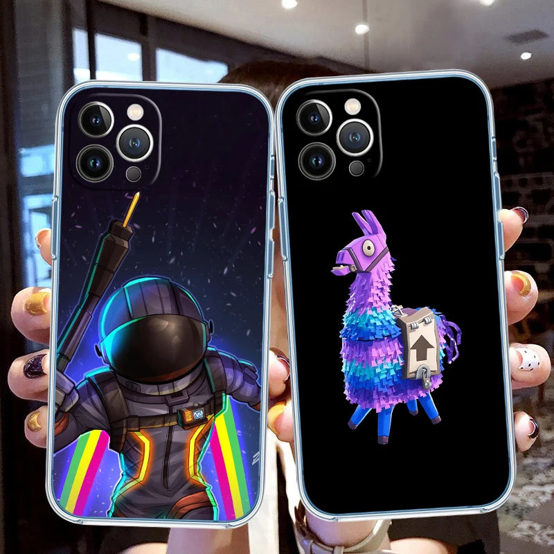 F-Fortnites-Poster Transparent Phone Case for Samsung Galaxy A04 A04S A14 A23 A34 A54 M23 M33 M52 M53
